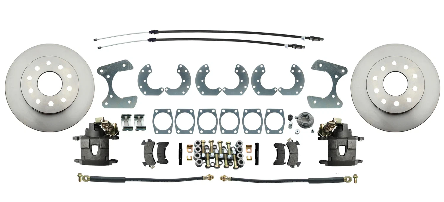 Fits Ford 9_ Rear End Disc Brake Kit w_ E-brake DBK9